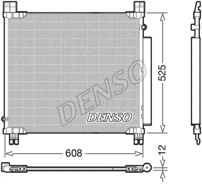 DENSO DCN50050 Kondansatör. Klima 884600K350