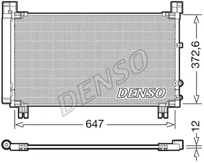 DENSO DCN50053 Kondansatör. Klima 8846053080
