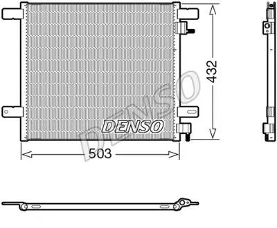 DENSO DCN99076 Kondansatör. Klima 1706900