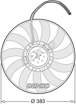 DENSO DER02007 Fan. Radyatör 4F0959455