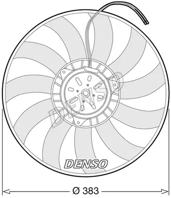 DENSO DER02009 Fan. Radyatör 8E0959455K
