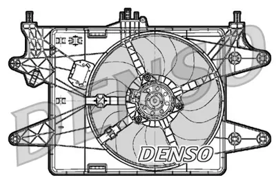 DENSO DER09083 Fan Motoru Doblo Tek Motorlu 1,4 Klımasız 51768022