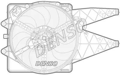 DENSO DER09092 X Fan Motoru Grande Punto 05 1.3d Mek 55701372