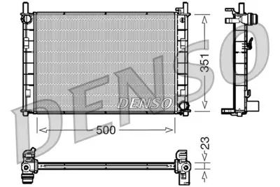 DENSO DRM10045 Su Radyatörü C20115200