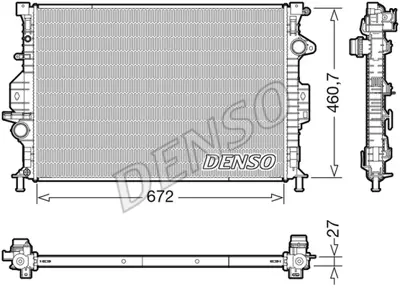 DENSO DRM10115 Radyatör. Motor Soğutması CV618005FA