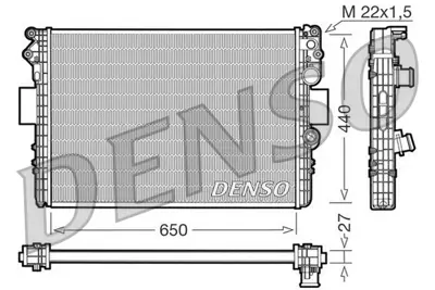 DENSO DRM12002 Motor Su Radyatoru Daıly Iıı 99>06 99487905