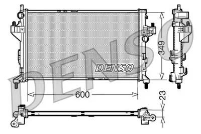 DENSO DRM20045 Su Radyatörü Corsa-C Combo-C Z13dt 1300261