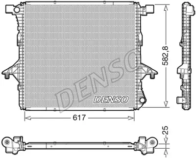 DENSO DRM32052 Radyatör. Motor Soğutması 2H0121253A