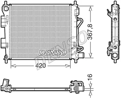 DENSO DRM41018 Radyatör. Motor Soğutması 25310B9150