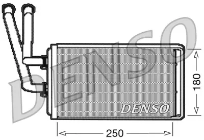 DENSO DRR09100 Kalorıfer Radyatörü 946442038