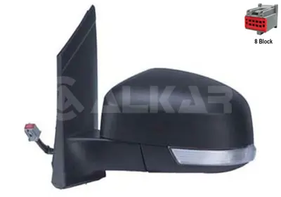 ALKAR 6121401 Dıs Dıkız Aynası Sol Elektrıklı Asferık Isıtmalı Sınyallı Ford Focus Iı 2008-2011 1610119