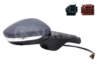ALKAR 6140881 Dıs Dıkız Aynası Sag Elektrıklı Isıtmalı Astarlı Sensorlu Sınyallı 9 Pın Cıtroen C3 Iıı 2016- 98128562XT