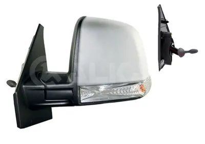 ALKAR 9237929 Dıs Dıkız Aynası Sol Mekanık Sınyallı Astarlı Tek Camlı Fıat Doblo 2010- / Opel Combo D 2012- 1428573 735528054