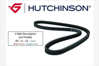 HUTCHINSON AV 13 La 1250 V Kayışı Av 13 La 1250 1854729 68260849D 9933211250