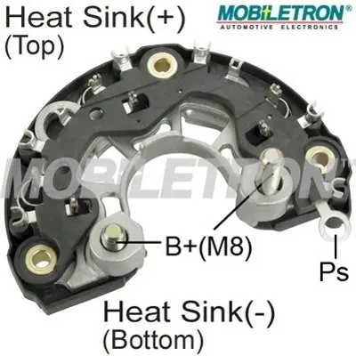 MOBILETRON RB-116H Alternator Dıot Tablası Audı A4 - Passat, 1,8 Varı 