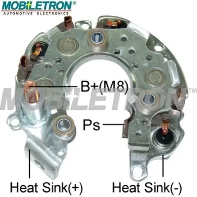 MOBILETRON RN-64 Alternator Dıyot Tablası Isuzu D-Max Euro 4 (Vr H20 