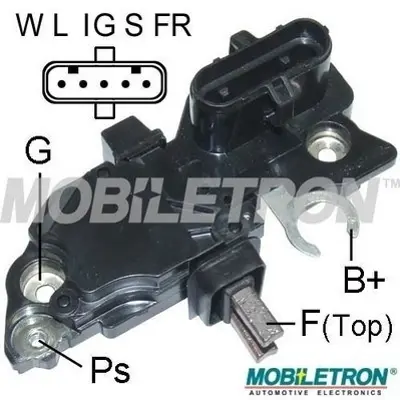 MOBILETRON VR-B396 Alternator Konjektor 24v Volvo- Scanıa (5 Uc) 1501246 1542705 1600348