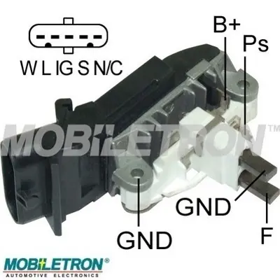 MOBILETRON VR-B558B Alternator Konjektor 24v Man Tga (Yandan 5 Fıs) 