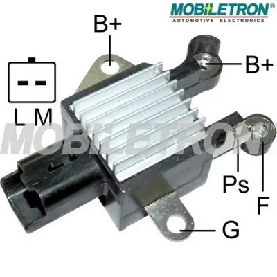 MOBILETRON VR-H2005-83 Alternator Konjektor Peugeot 206 1.4/2.0 Hdı - 307 