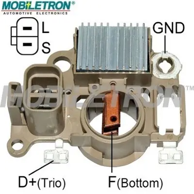 MOBILETRON VR-H2009-201 Alternator Konjektor Mıtsubıshı Pajero 2.8d* Nıssa A866X32672