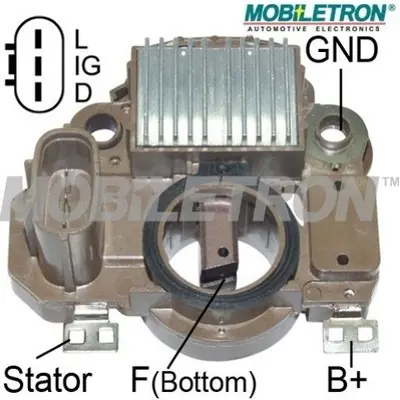 MOBILETRON VR-H2009-90 Alternator Konjektor Suzukı-Honda-Chevrolet 