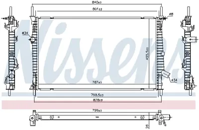 NISSENS 606537 Motor Su Radyatoru Turneo Custom 12> V363 2,0 GK218005BC