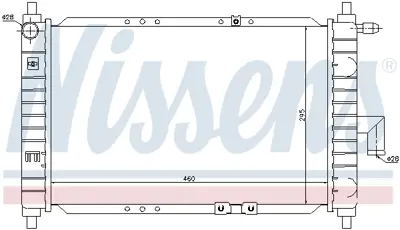 NISSENS 61646 Motor Radyatoru P96322941