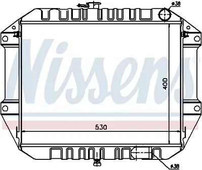 NISSENS 61761 Motor Radyatoru 1640087635000