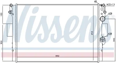 NISSENS 61985 Motor Su Radyatoru Daıly Iıı 99>06 99488591