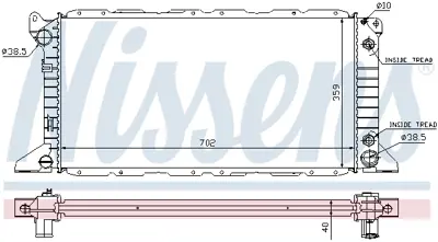NISSENS 62058A Motor Radyatoru 94VB8005FC