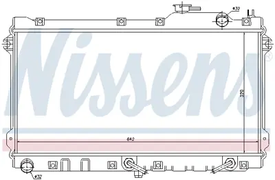 NISSENS 62447 Motor Radyatoru BPE915201