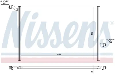 NISSENS 627032 Ilave Su Radyatoru C-Class W205 14> C205 15> S205 14> A205 16> A0995001903