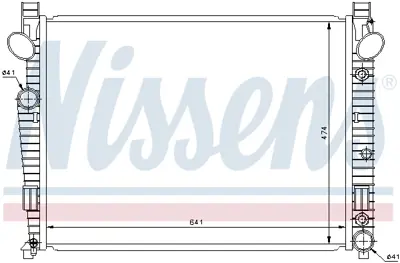 NISSENS 62772 Motor Su Radyatoru S-Class W220 98>05 A2205000103