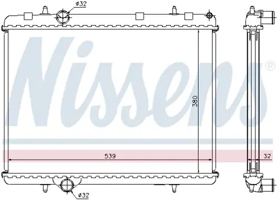 NISSENS 636006 Motor Radyatoru 1330K0