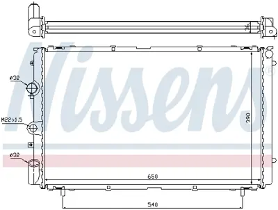 NISSENS 63796 Motor Radyatoru 9198782