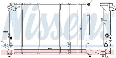 NISSENS 63975 Motor Radyatoru 7701040662