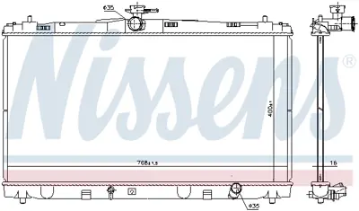 NISSENS 646935 Motor Radyatoru 