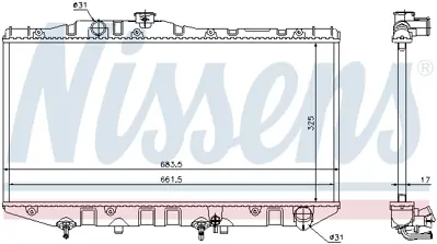NISSENS 64735 Motor Radyatoru 1640074450