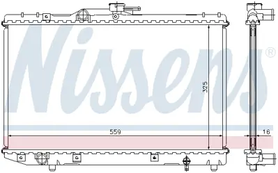 NISSENS 64773 Motor Radyatoru 1640011860