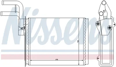 NISSENS 73987 Kalorıfer Radyatoru K46722023