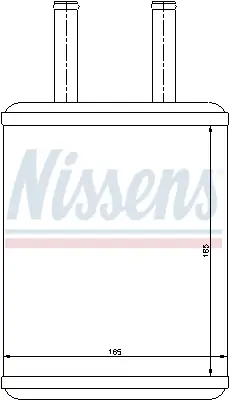 NISSENS 77503 Kalorıfer Radyatoru K55261H01A