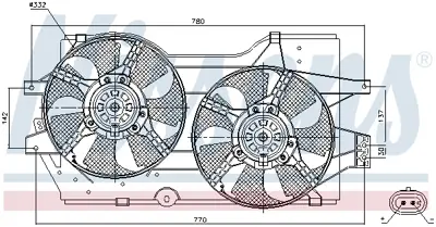 NISSENS 85288 Fan Motor Sogutması 