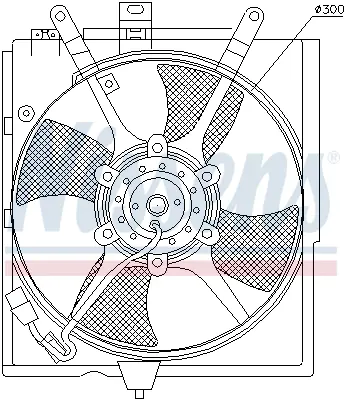 NISSENS 85298 Fan Radyatoru ETP5776