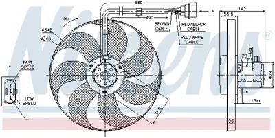 NISSENS 85683 Fan Radyatoru 6X0959455F
