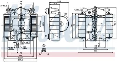 NISSENS 87110 Kalorıfer Motoru S-Class W221 05>13 C216 06>13 A2218202714
