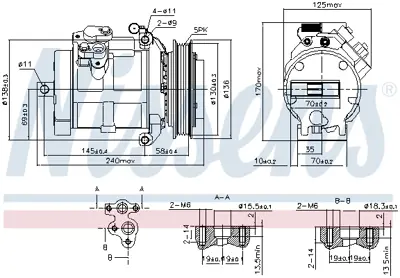 NISSENS 890049 Kompresor K68006194AA