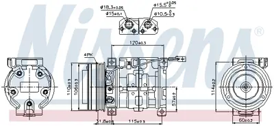 NISSENS 89099 Kompresor 9520067D30