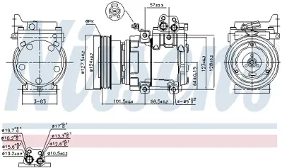 NISSENS 89387 Kompresor 977012C600