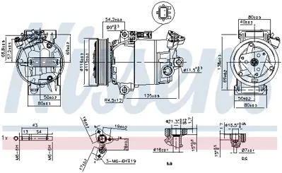 NISSENS 89608 Kompresor 92600JD200