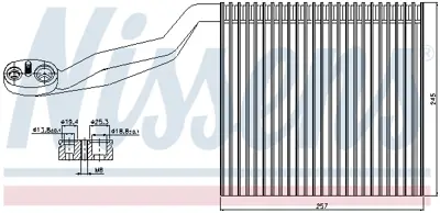 NISSENS 92294 Evaporator 8E1820103